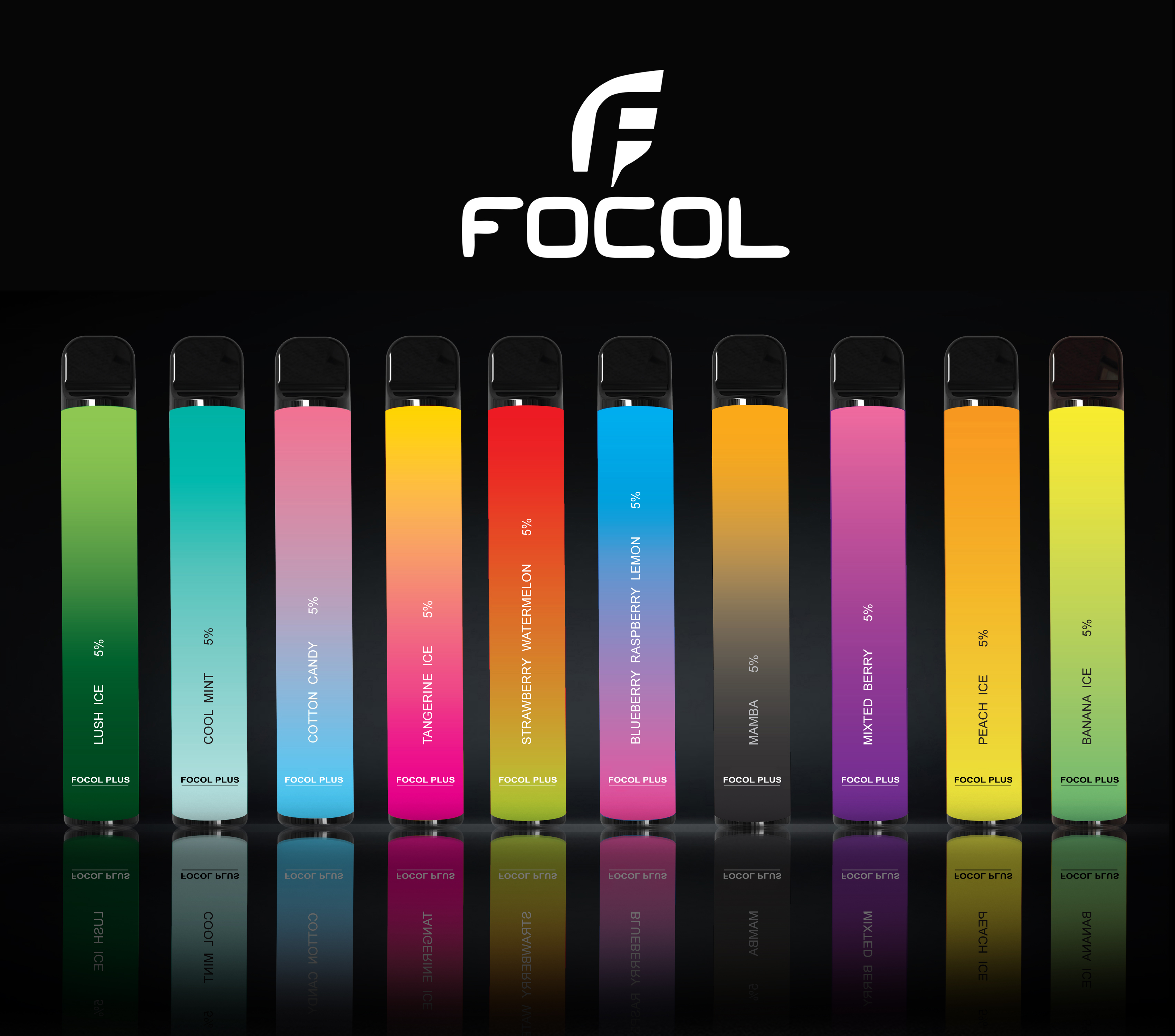 FOCOL Plus Bar 800puffs 5% Disposable Vape