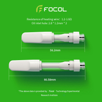 Focol Lead Free Full Ceramic Vape Cartridges
