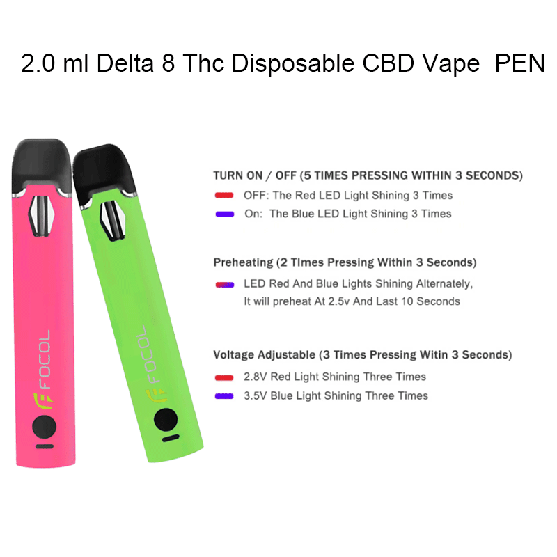 Delta-8 THC Disposable Vape 2ML