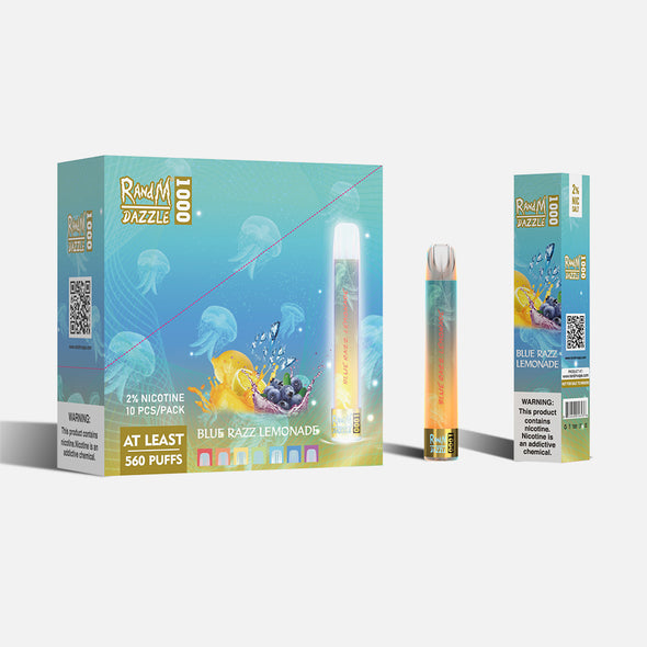 USA Newest Multi Colors vape1000puffs 500mAh China Made Disposable E Cigarette 