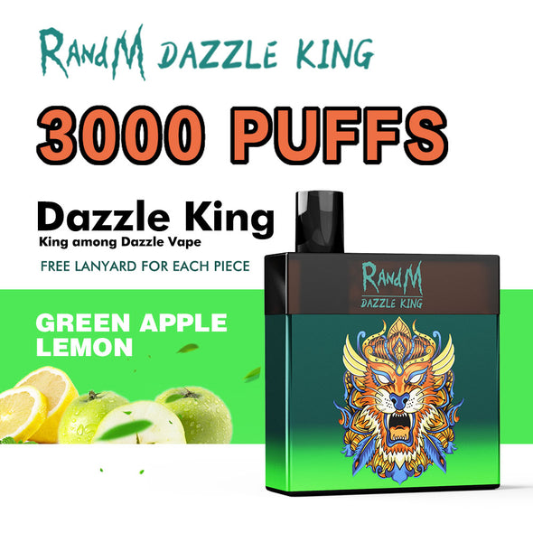 Randm Dazzle King Disposable Vaporizer Vape 12 Flavors 1000mAh Battery Cigarette