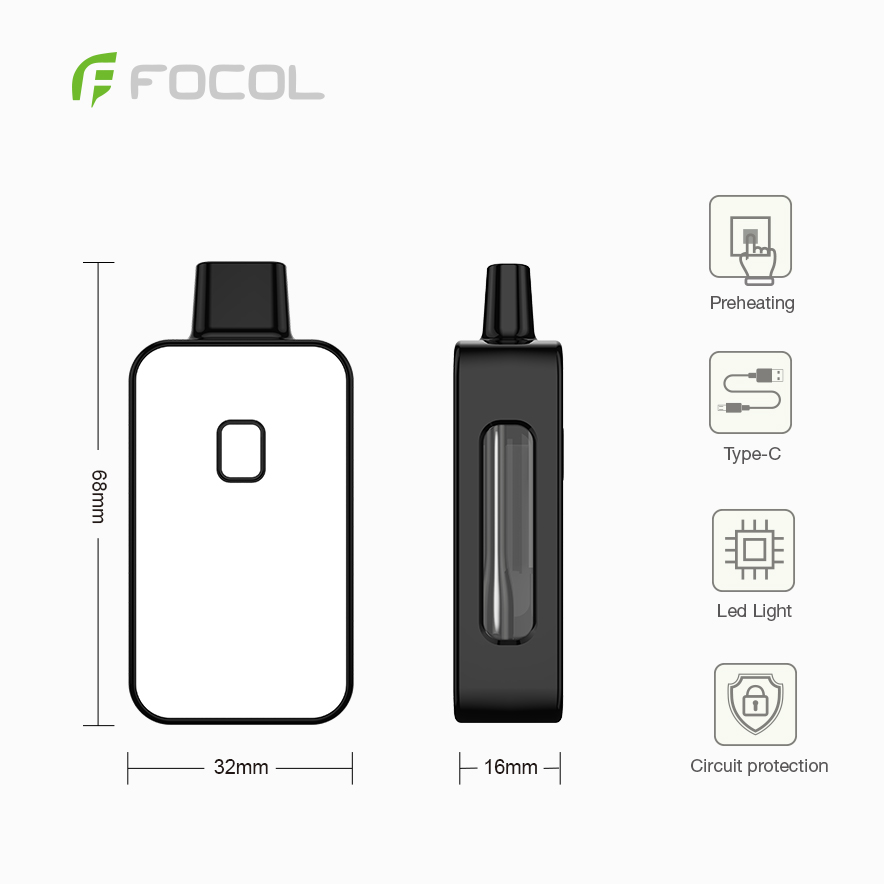 4.0ml Empty Disposable Vape Wholesale for HHC/THCO