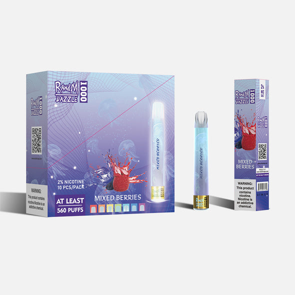 USA Newest Multi Colors vape1000puffs 500mAh China Made Disposable E Cigarette 